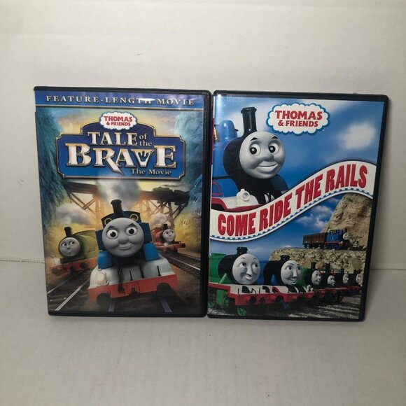 Lot of 2 DVD Thomas & Friends Tale of the Brave The Movie, Come Ride The Rails - Picture 1 of 8
